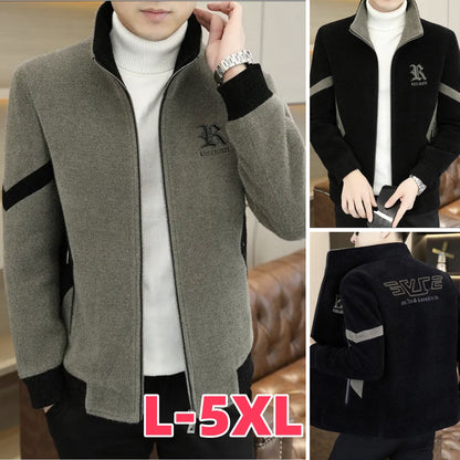 👍🔥 [L-5XL] Nowa męska kurtka , gruba, wysokiej jakości, ciepła