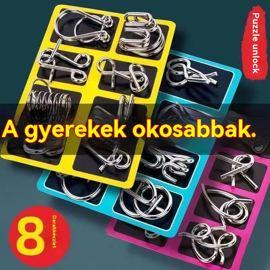 【Vásároljon 3 szettet, és kapjon 3-at ingyen】Gyermekeknek szóló oktatójátékok, intelligens csat - 4186386