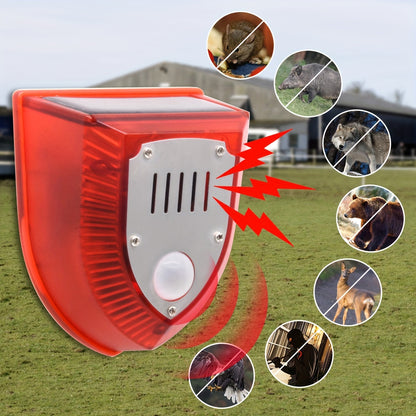 【🔥kup 1 otrzymaj 1 za darmo】📣Uniwersalny alarm dźwiękowy i świetlny odstraszający ptaki na energię słoneczną do sadów, stawów rybnych i pól ryżowych
