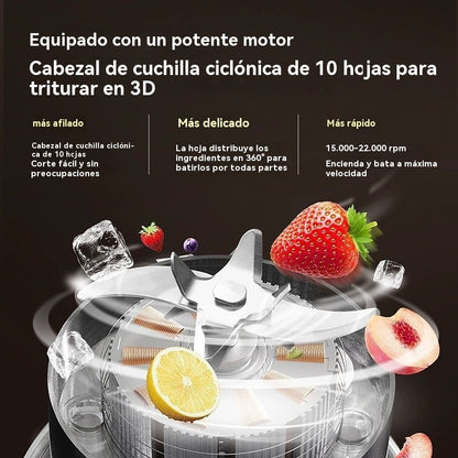 ✨🍎【400ml】Exprimidor portátil: llévelo con usted a cualquier lugar y disfrute de jugos de frutas y verduras frescos y saludables en cualquier momento.