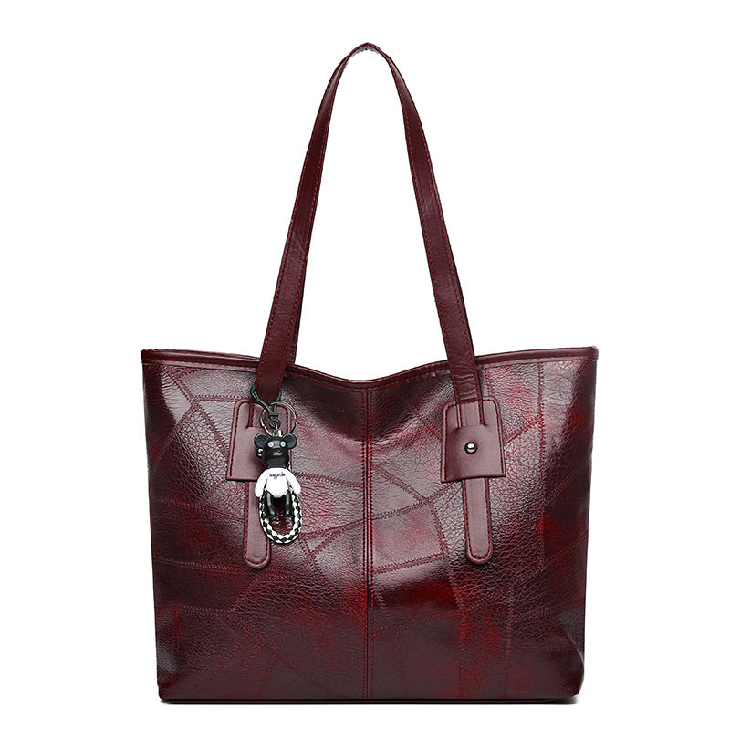 👜Bolso de hombro de cuero suave a la moda para mujer✨Informal de gran capacidad✨
