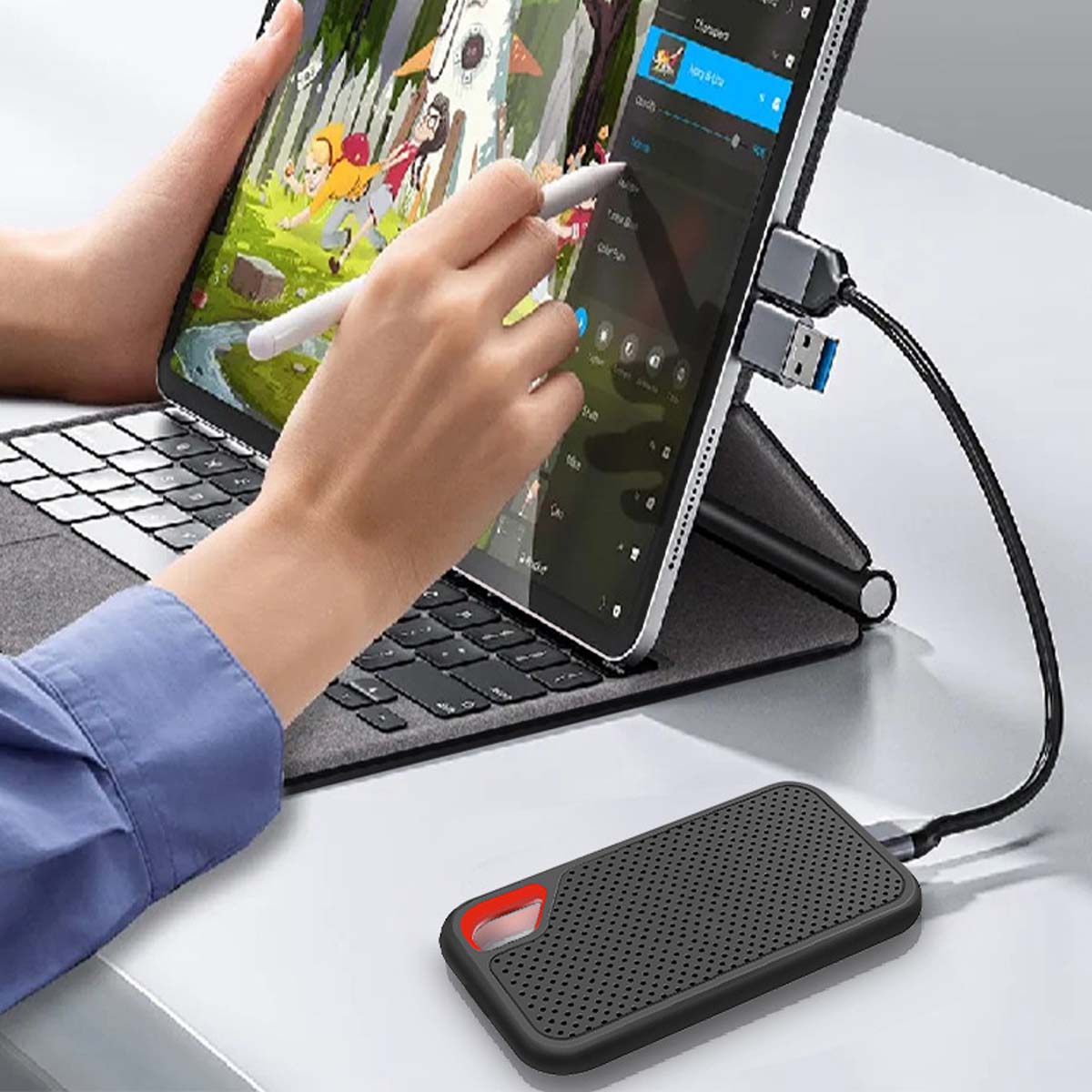 【Ostatni dzień 🔥50% zniżki, nie przegap tego】 【64TB】 szybki dysk twardy o dużej pojemności do urządzeń mobilnych