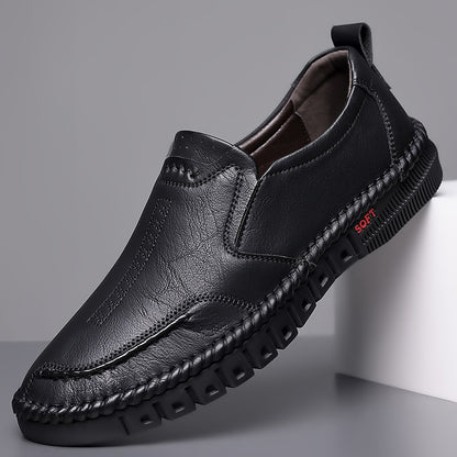 🔥👞【39-44】 Pantofi casual din piele pentru bărbați cu talpă moale