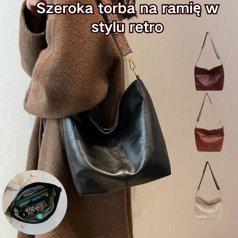 🔥👜Nowa torba na ramię w stylu retro o dużej pojemności