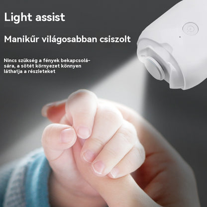 💅 Vásárolj egyet, kapsz egyet ingyen! ✨ Automatikus körömreszelő, biztonságos és gyengéd ápolás a körmeidnek 👶🔧