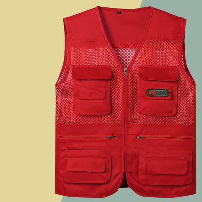 🔥🔥Funkcjonalna kamizelka z wieloma kieszeniami【XL-4XL】