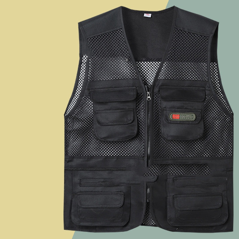 🔥🔥Funkcjonalna kamizelka z wieloma kieszeniami【XL-4XL】