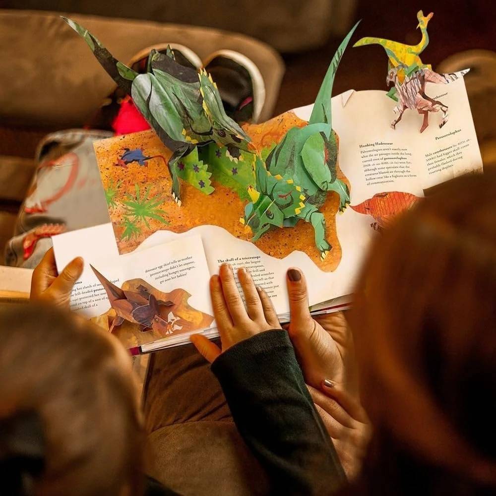 📕 3DEnclopediaPrehistoriaDinozauryKsiążka-rozkładanka Encyklopedia dinozaurów