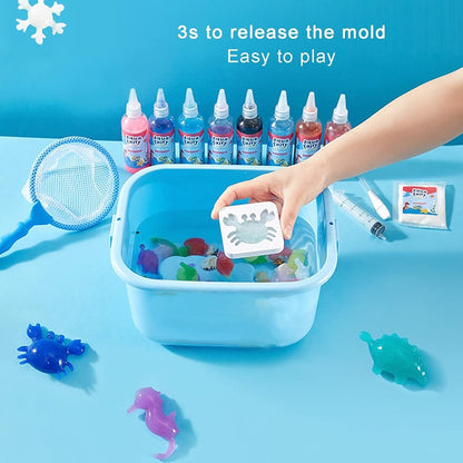 🎨 Kreatív készlet gyerekeknek – 【6 szín + 24 forma】 biztonságos anyagok, végtelen szórakozás és fantázia