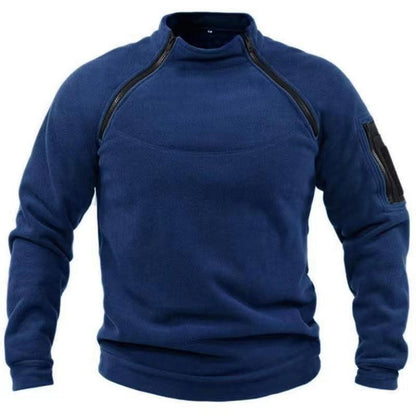 🎉✨【S-4XL】2025 nowa moda męska zimowa ciepła polarowa kurtka bazowa, bluza