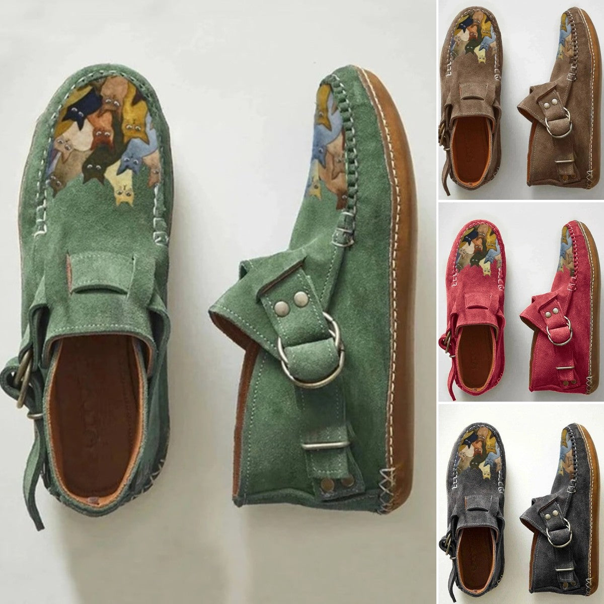 【35-43】Nowe, jesienne, płaskie, wysokie buty na co dzień, miękkie skórzane, zapinane na zamek płaskie botki