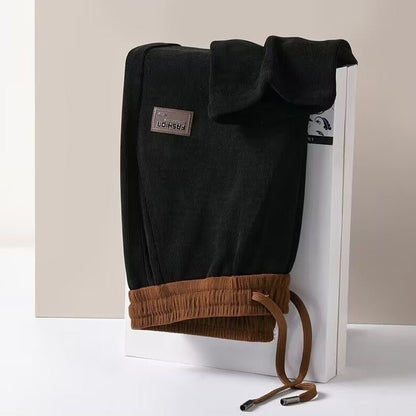 🔥 🔥Pantalones de ocio de otoño/invierno: versátiles, de corte holgado, con forro polar, pantalones de chándal reforzados