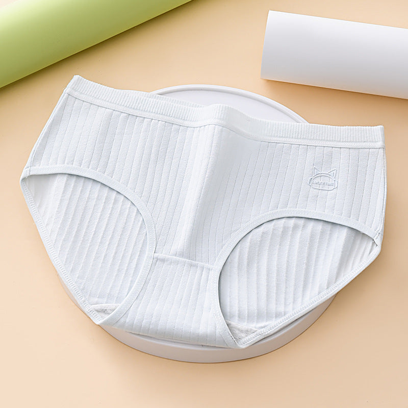 🧁✨【7 darabos csomag】Új nyári női pamut magas derekú alsónemű, kényelmes és lélegző.