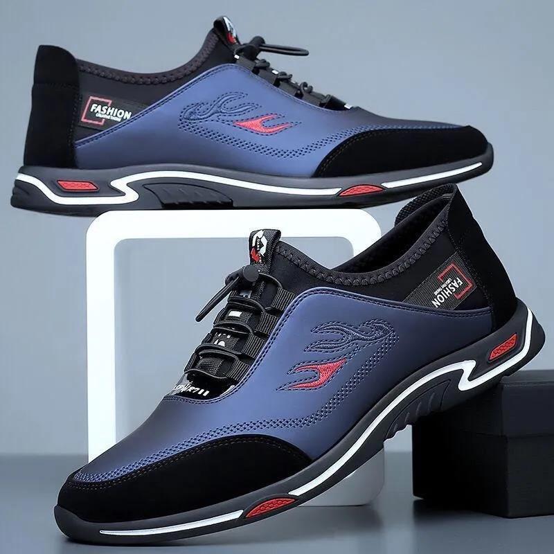 👞Oddychające skórzane buty biznesowe dla mężczyzn ✅ antyzapachowe ✅ miękka skórzana podeszwa ✅ modne i uniwersalne