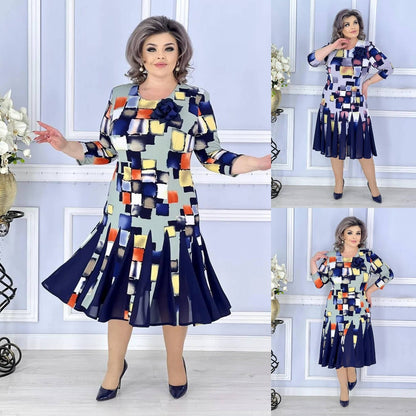 👗💐【S-5XL】Čudovito in modno krilo s potiskom