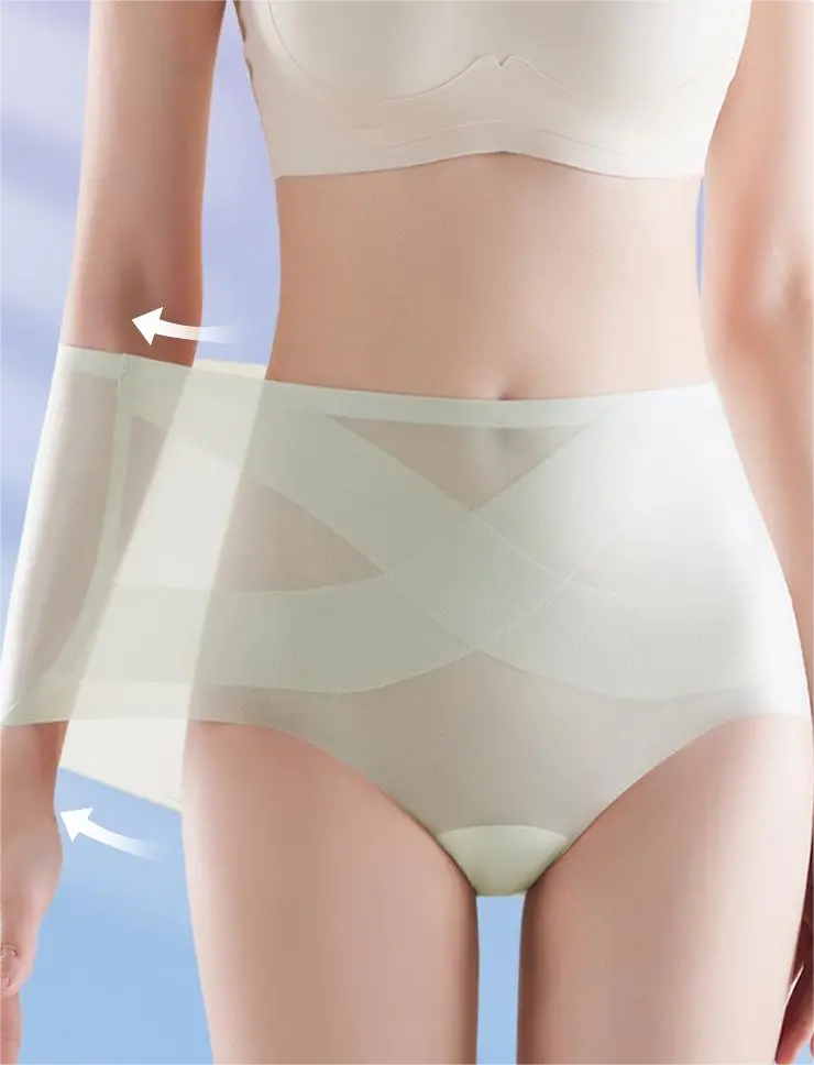 🔥🩲 【6 sztuk】 Ice Bandage – chłodzące majtki bezszwowe, które nie uciskają i wygładzają brzuch