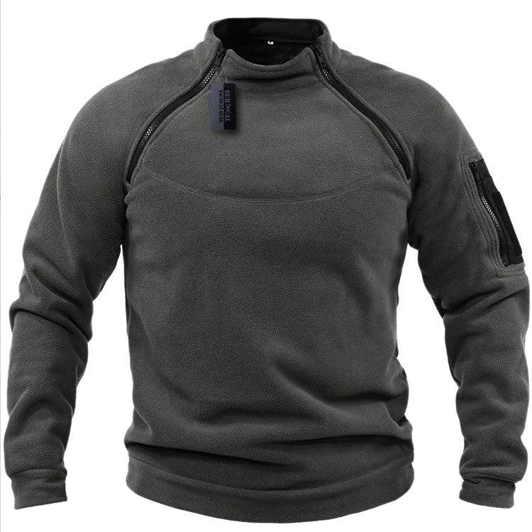 🎉✨【S-4XL】2025 nowa moda męska zimowa ciepła polarowa kurtka bazowa, bluza