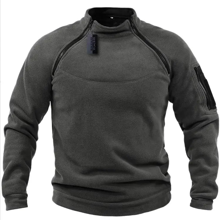 🎉✨【S-4XL】Nowa moda męska zimowa ciepła polarowa kurtka bazowa, bluza