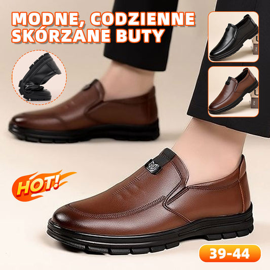 Nowe wiosenne buty męskie ze skóry: oddychające, uniwersalne, codzienne, eleganckie buty biznesowe w stylu brytyjskim