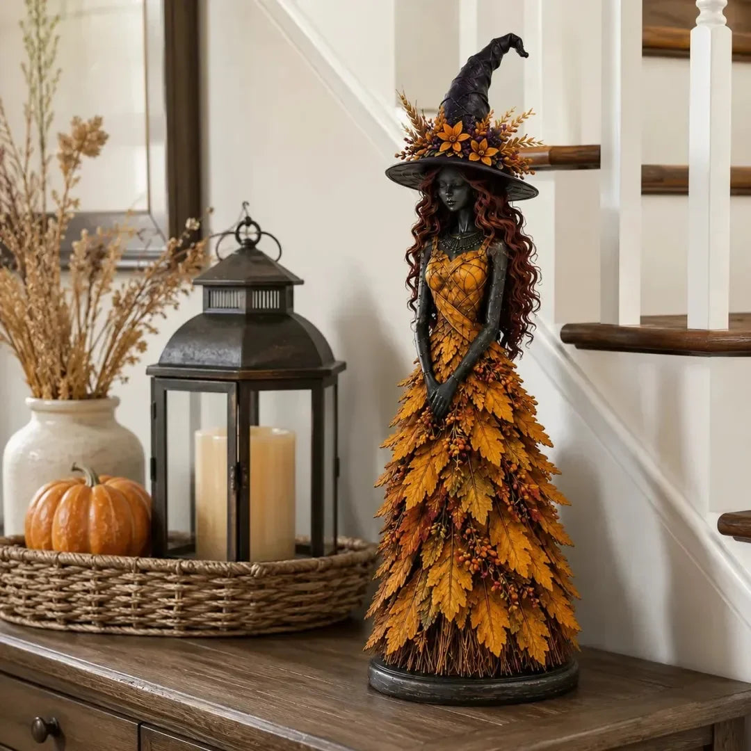 🧙‍♀️Ograniczona czasowo zniżka 50%‍♀️ Zaczarowana figurka jesiennej wiedźmy