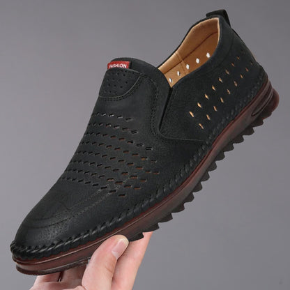 👟Zapatos casuales de cuero para exteriores para hombre