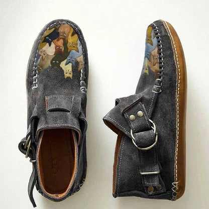 【35-43】Nowe, jesienne, płaskie, wysokie buty na co dzień, miękkie skórzane, zapinane na zamek płaskie botki