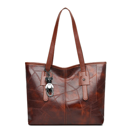 👜Bolso de hombro de cuero suave a la moda para mujer✨Informal de gran capacidad✨