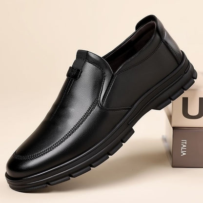 Nowe wiosenne buty męskie ze skóry: oddychające, uniwersalne, codzienne, eleganckie buty biznesowe w stylu brytyjskim