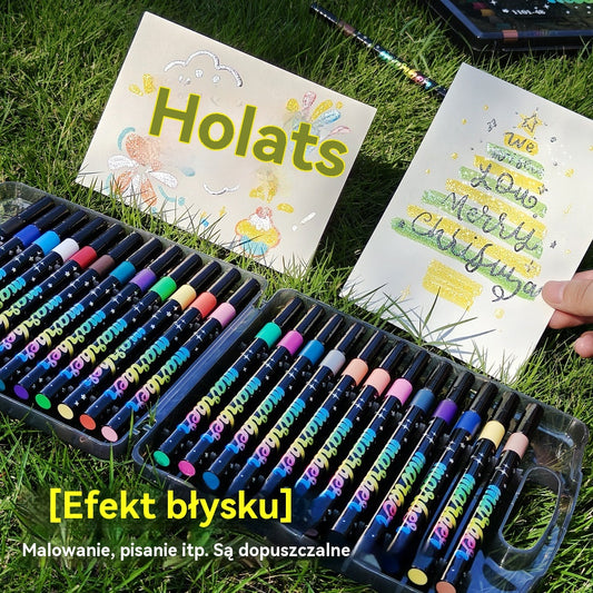 🔥✨️Dwukolorowy zestaw pędzli do rozświetlacza/graffiti