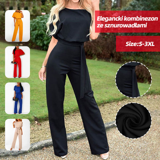 🌸【S-3XL】Elegancki kombinezon ze sznurowadłami