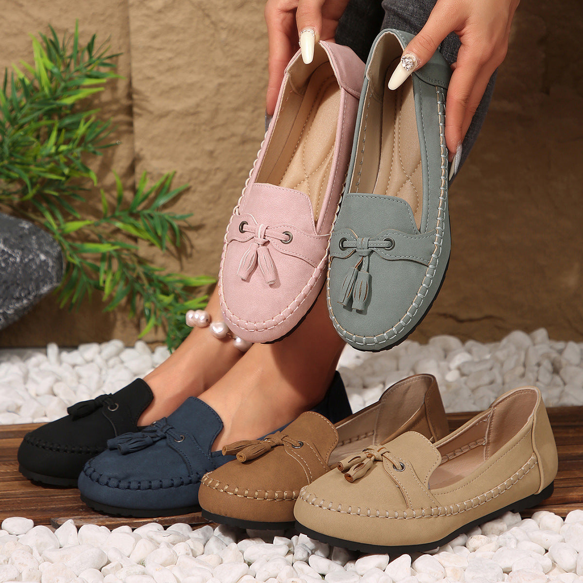✨50% zniżki✨【36-43】 Damskie buty ortopedyczne, wykonane z naturalnej skóry, lekkie, antypoślizgowe, oddychające i wygodne.