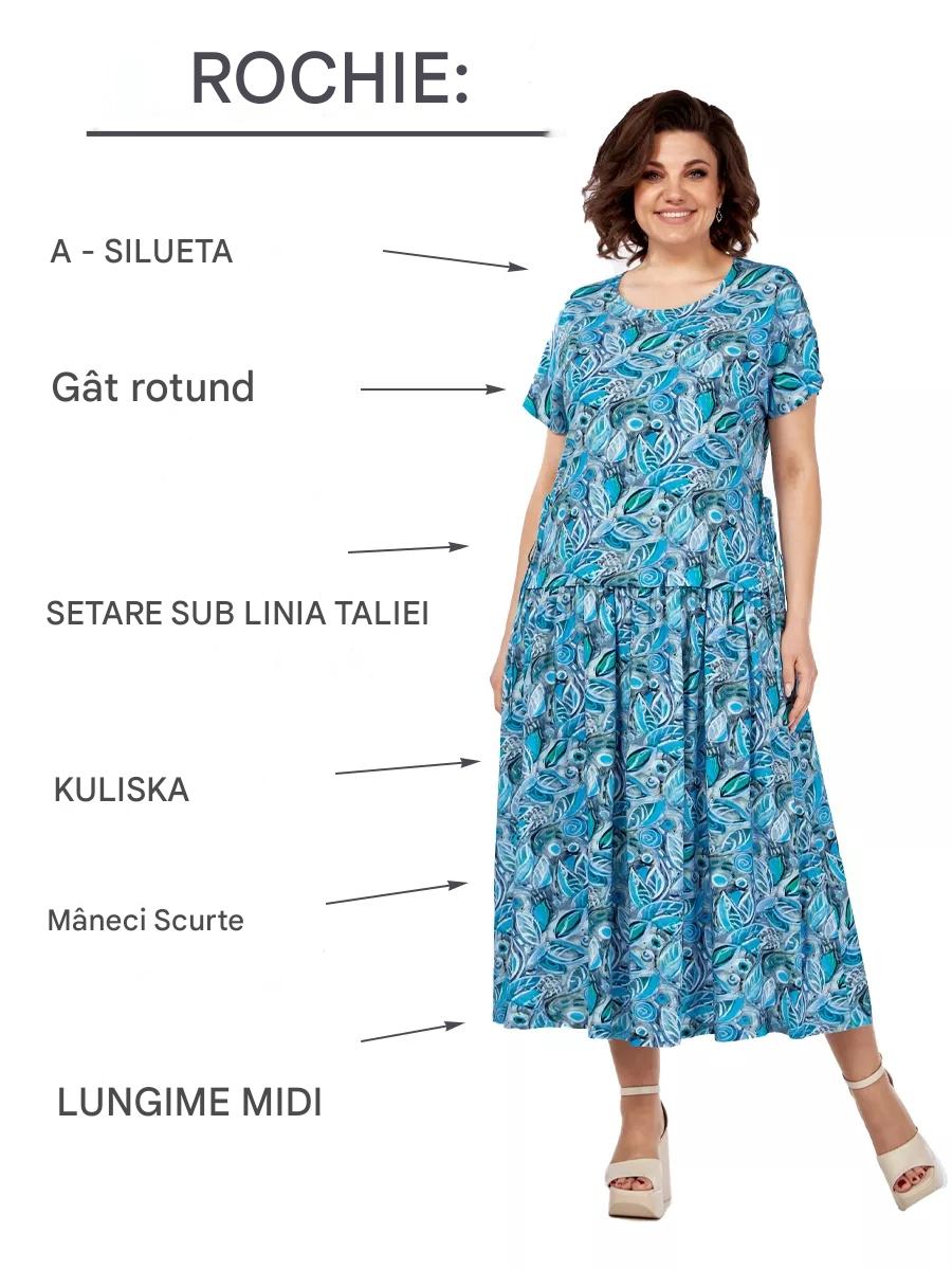 🔥🥰【🔥Najlepiej sprzedający się】👗🌺【S-5XL】Sukienka letnia z szyfonu z nadrukiem