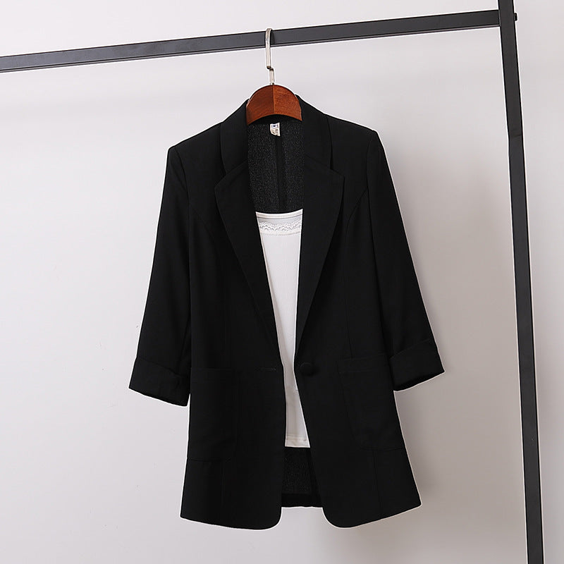 2025 nou costum blazer de dama marime plus, casual si versatil