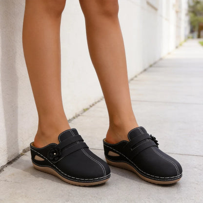 🔥🎉Wysokiej jakości buty damskie, miękka i wygodna podeszwa, wzór retro kwiatowy.