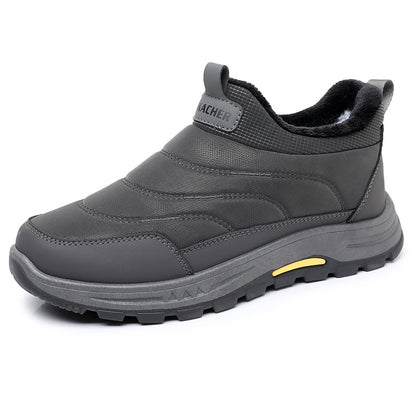 【39-44】Új férfi téli csizma, meleg pamutból, polár béléssel és vastagítással.