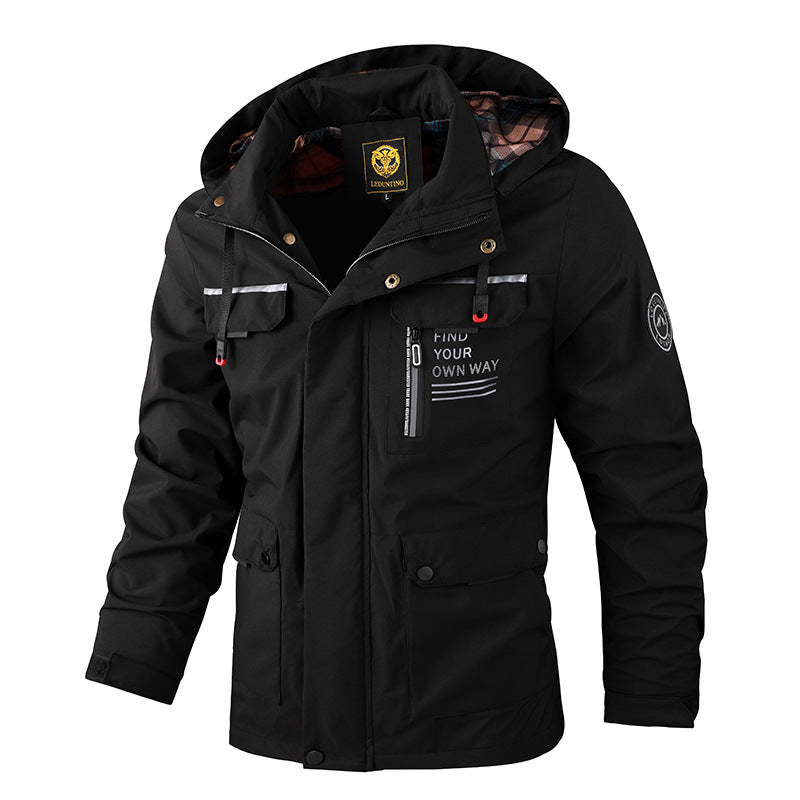 🔥【M~4XL】 2025, Nova moška gorniška jakna, odporna proti vetru in vodoodporna na prostem