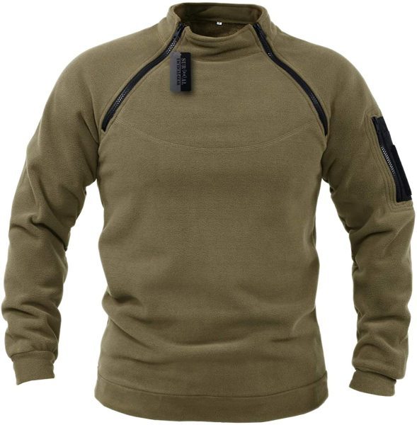 🎉✨【S-4XL】2025 nowa moda męska zimowa ciepła polarowa kurtka bazowa, bluza