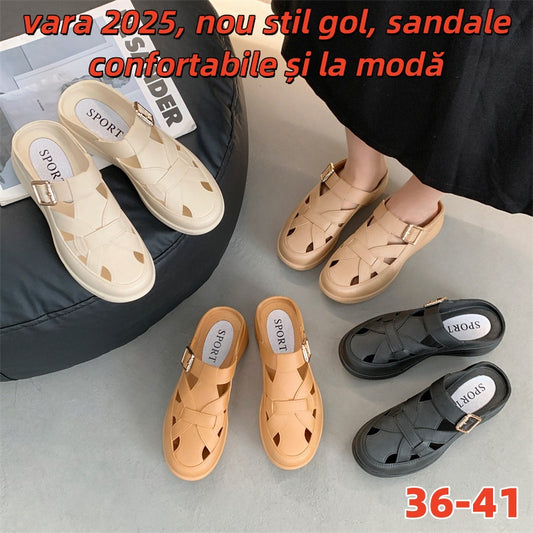 【36-41】 vara 2025, nou stil gol, sandale confortabile și la modă