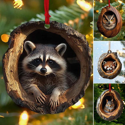 【1 zestaw 10 sztuk】🎄Dekoracja choinkowa ze zwierzętami. małe ozdoby zwierzęce