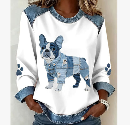 🔥【S-5XL】Nova jopa s kapuco iz džinsa z vzorcem patchworka iz leta 2026