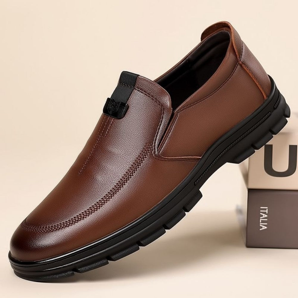 Nowe wiosenne buty męskie ze skóry: oddychające, uniwersalne, codzienne, eleganckie buty biznesowe w stylu brytyjskim