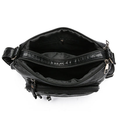 🔥【50% kedvezmény】2025 Új, nagy kapacitású puha bőr válltáska/crossbody táska