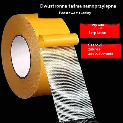 👍【10 metrów】Opakowanie zbiorcze (3 sztuki)👍 Wielofunkcyjna dwustronna taśma siatkowa, mocna przyczepność bez pozostawiania śladów