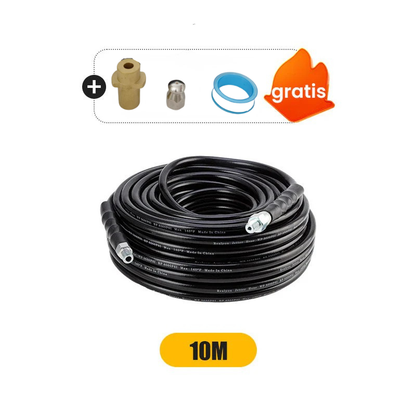 💦 TERAZ 50% TANIEJ! 🚿 Zestaw do czyszczenia odpływów 5800 PSI – dysza wysokociśnieniowa i wąż do udrażniania zatkanych odpływów/rur, kompatybilny z większością myjek ciśnieniowych 🔧📦
