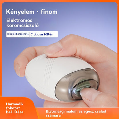 💅 Vásárolj egyet, kapsz egyet ingyen! ✨ Elektromos körömreszelő, csendes, biztonságos babák számára, gyengéd és biztonságos körömápolás 👶🔧