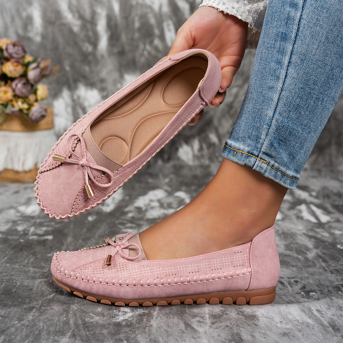 🔥Hit Sprzedaży 【Rabat 50%】✨【36-43】 Damskie buty ortopedyczne z prawdziwej skóry, lekkie, antypoślizgowe, oddychające i wygodne.