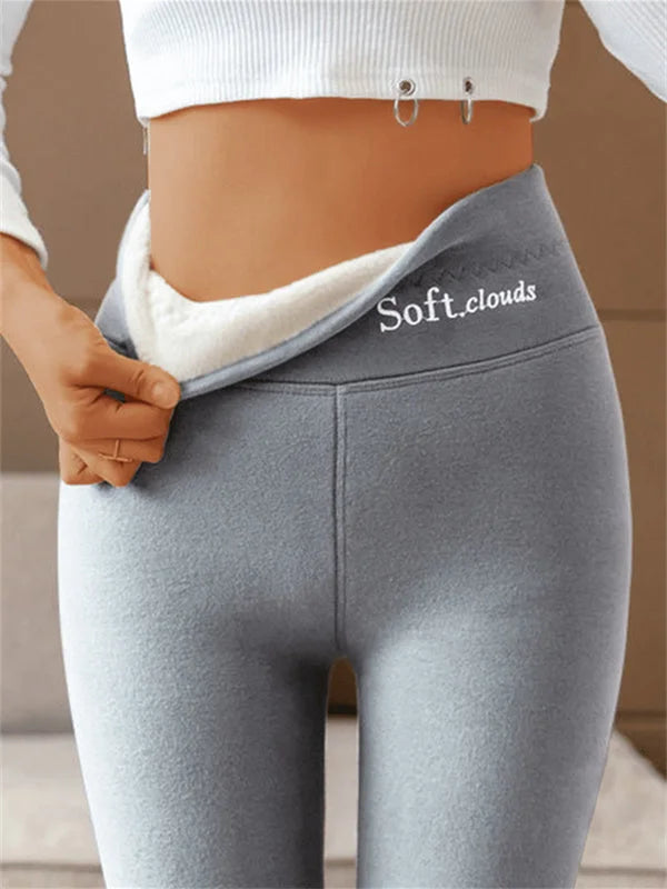 💕 [S-5XL] Legginsy ocieplane z wełny, wysoki stan, duży rozmiar, wysoka elastyczność