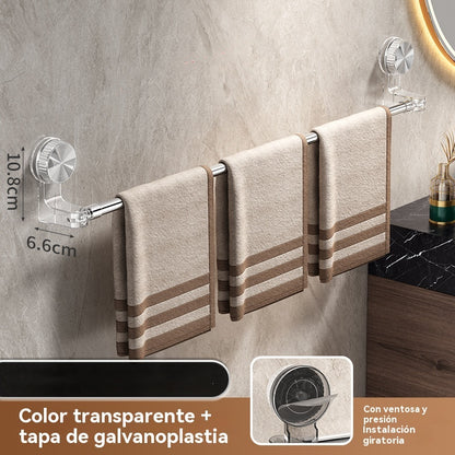 🎁【Compra 1 y llévate 1 gratis】✨🚿Diseño ligero y sin perforaciones —Toallero retráctil con ventosa