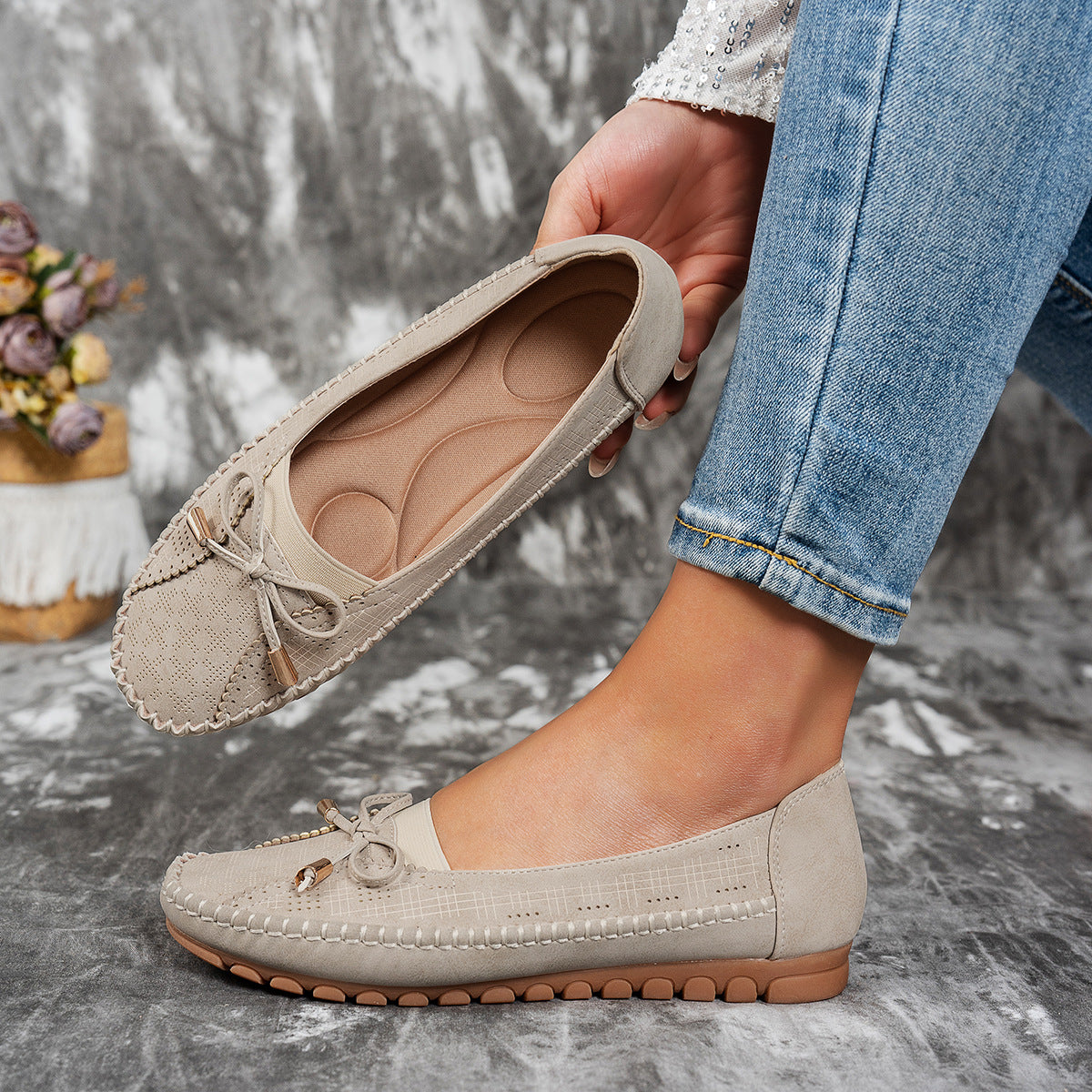🔥Hit Sprzedaży 【Rabat 50%】✨【36-43】 Damskie buty ortopedyczne z prawdziwej skóry, lekkie, antypoślizgowe, oddychające i wygodne.
