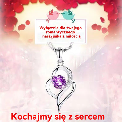 ✨💎💎Serce oceanu bransoletka + naszyjnik zestaw